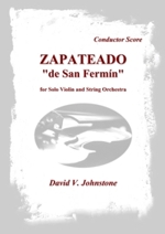 Zapateado: Solo Violin & String Orchestra ~ Conductors Score
