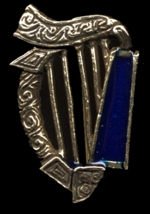 Irish Harp Brooch