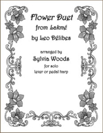 Flower Duet for Solo Harp