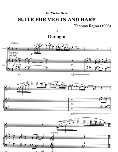 Suite for Violin and Harp 1998